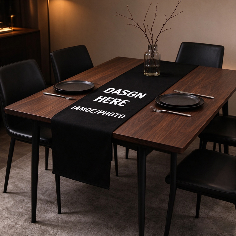 Custom 1pc Home Dining Black/  - Home Textiles & Decorations recension och pris