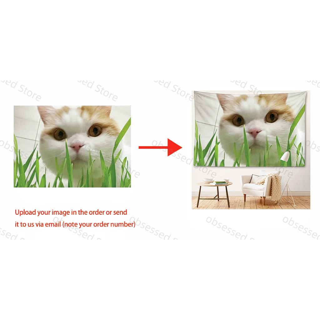 Customized Tapestry Printing f - Home Textiles & Decorations recension och pris