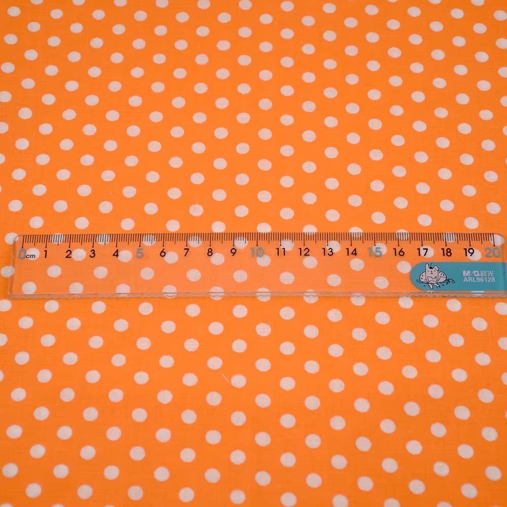 50X150CM White Orange Polka Do - Home Textiles & Decorations recension och pris