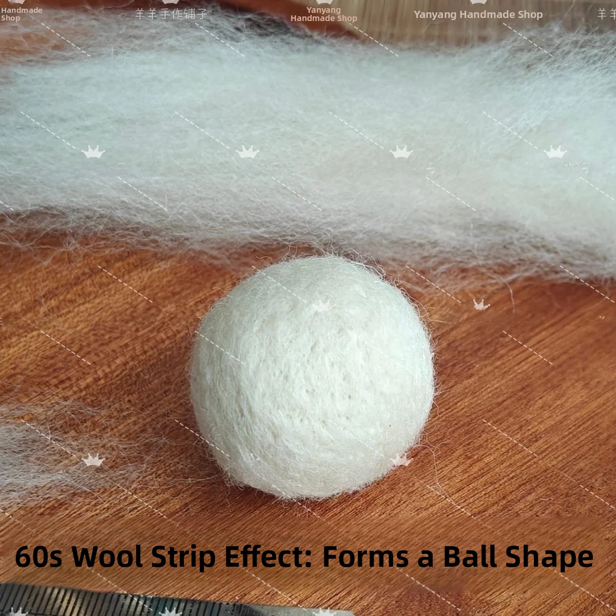 Handmade Wool Felt Base Wool S - Home Textiles & Decorations recension och pris