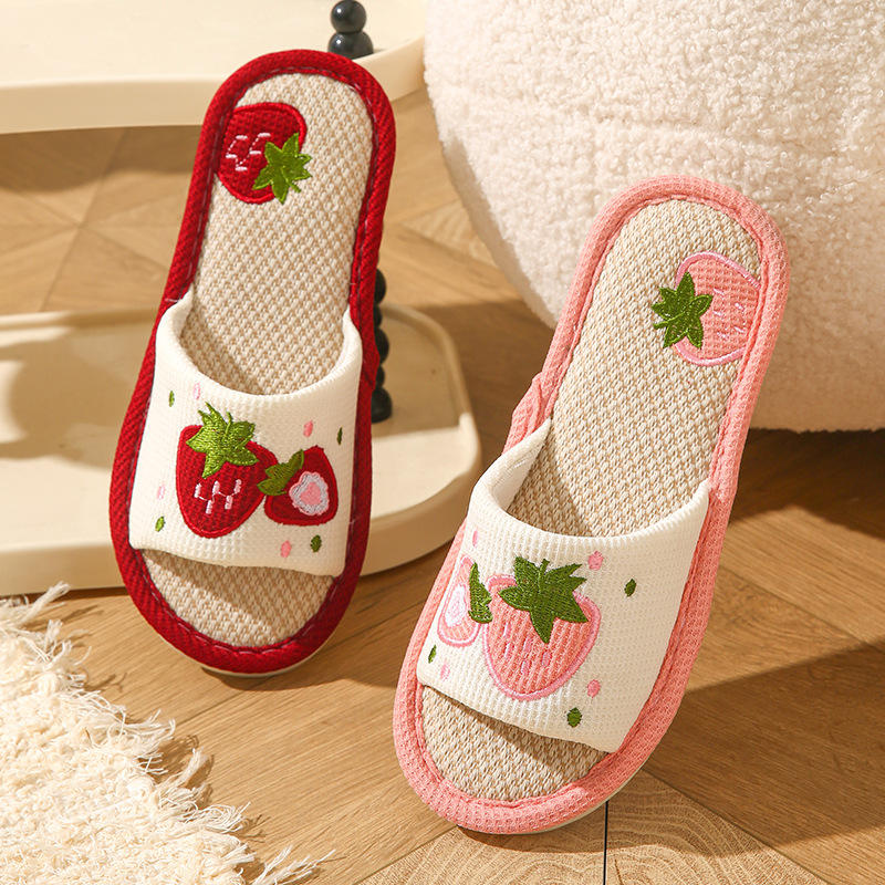 Strawberry Linen Women Slipper - Home Textile recension och pris